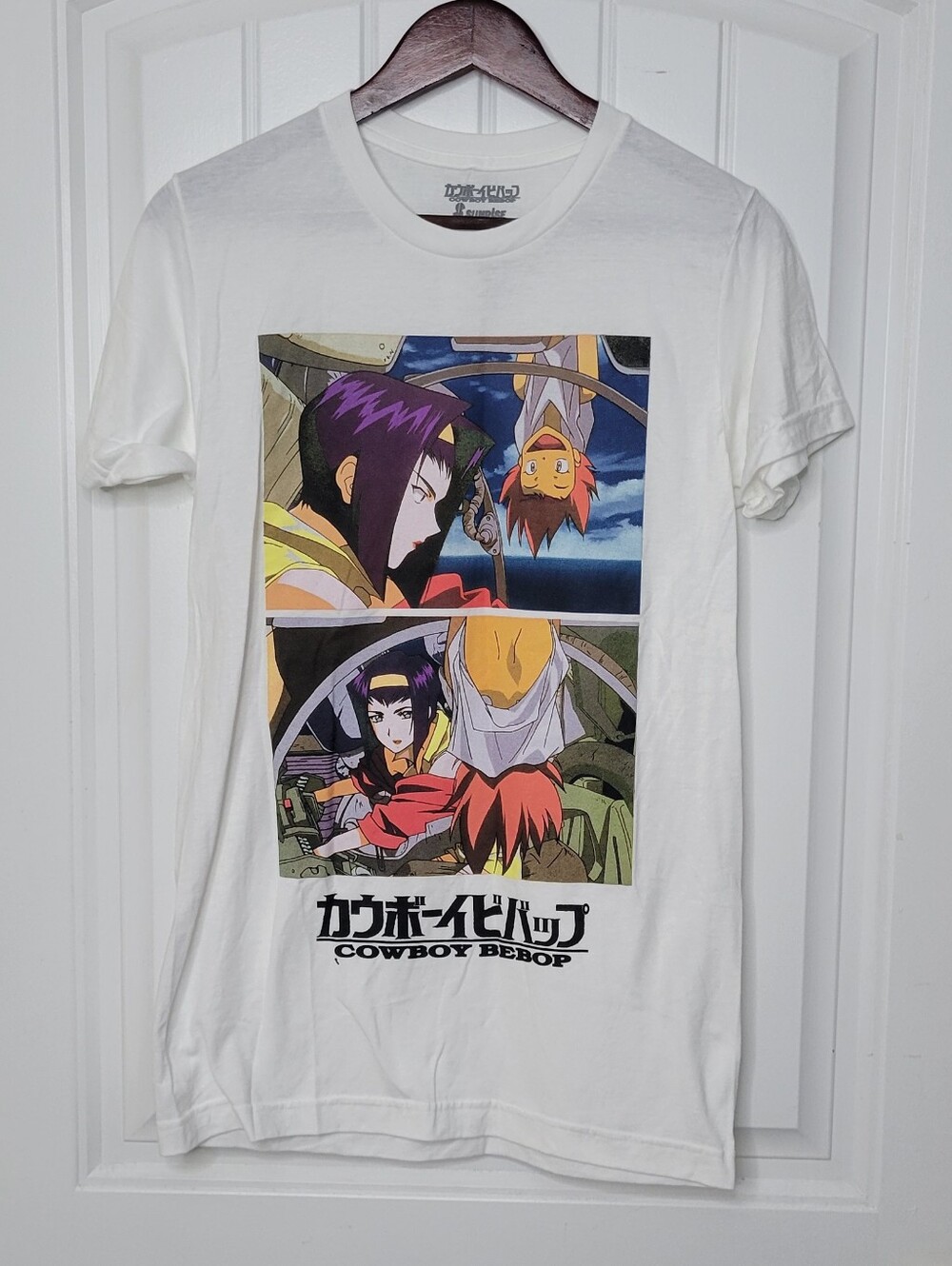 Cowboy Bebop Anime Graphic Tee White